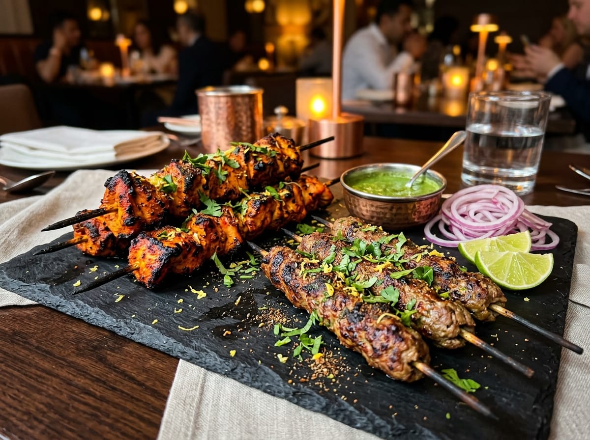 Charcoal Tandoori Chicken Kebab